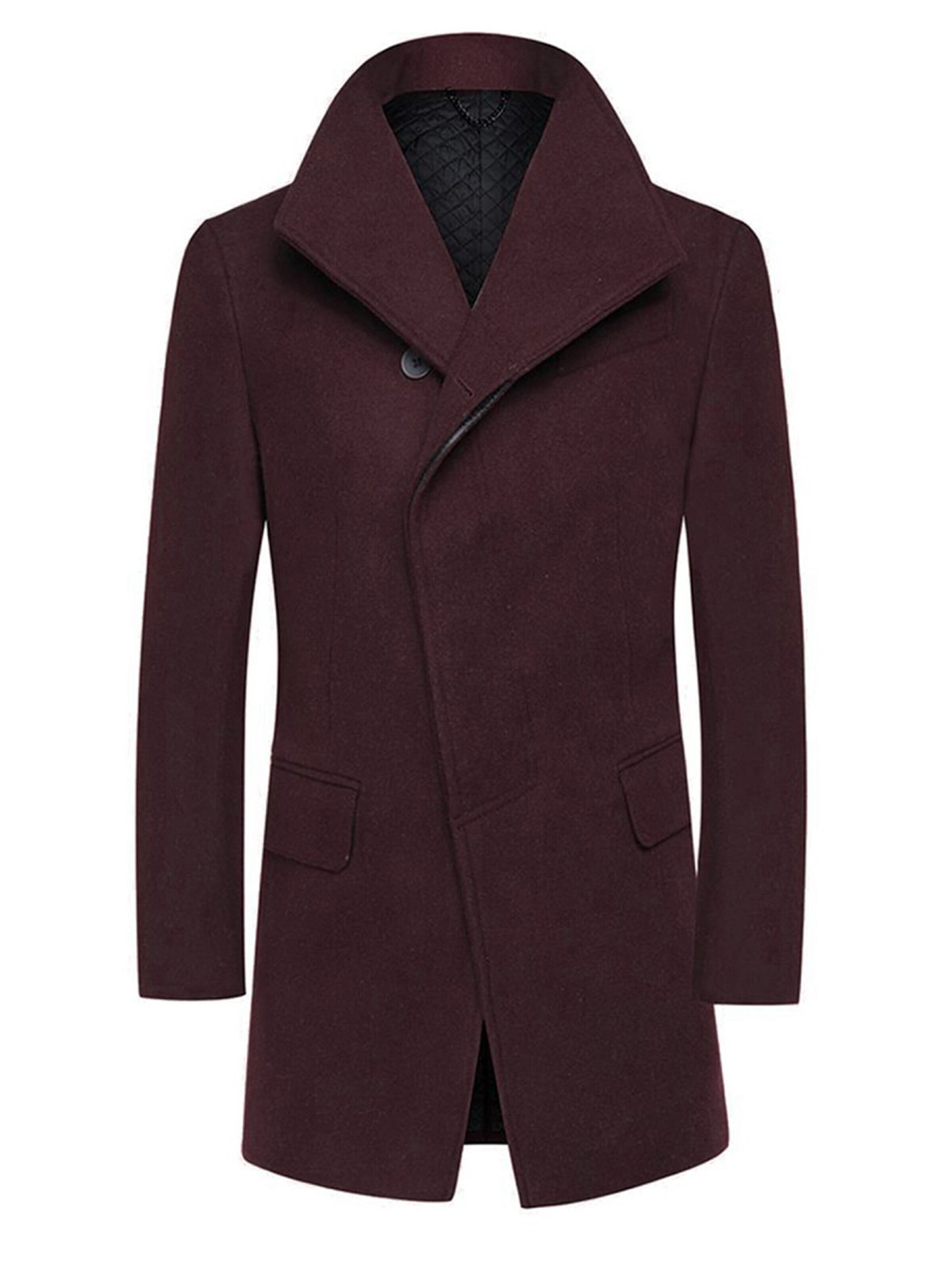 ALLTHEMEN Winterjas 'Herbstnebel' in Rood