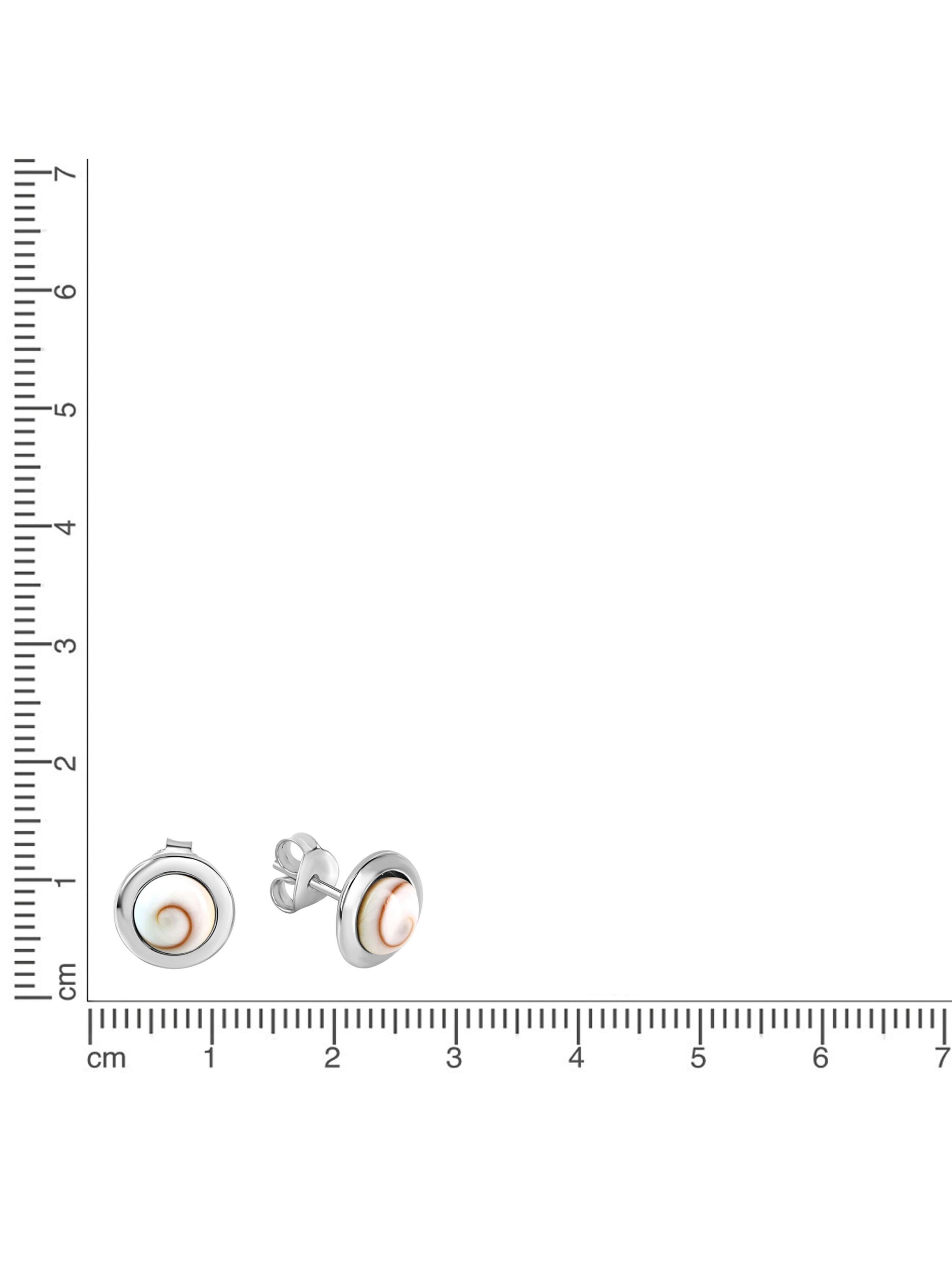 Boucles d'oreilles Zeeme en blanc