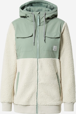 PROTEST Fleece Jacket 'FRIZZAS' in Green: front