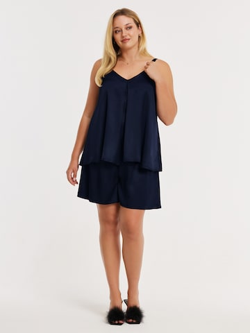 YOEK Pyjamabroek in Blauw