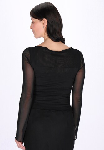 usha BLACK LABEL - Camiseta en negro
