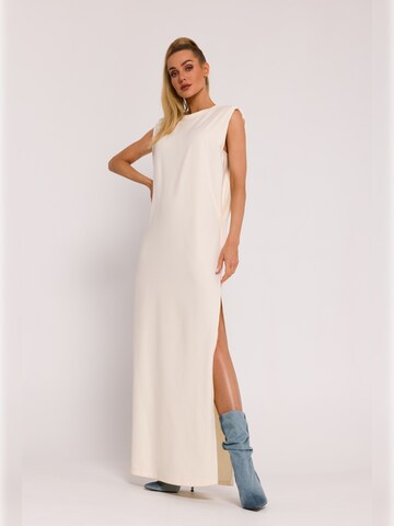 made of emotion Jurk in Beige: voorkant