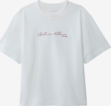 Calvin Klein JeansMajica - bijela boja: prednji dio