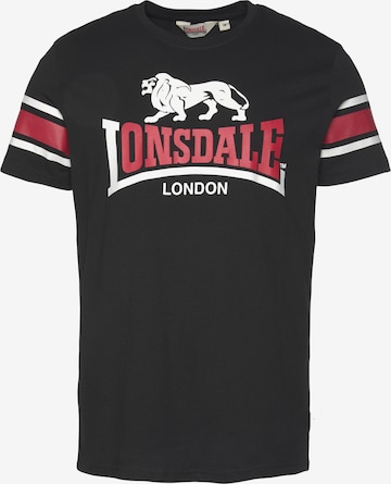 LONSDALE Shirt in Schwarz: Vorderseite