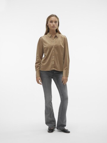 VERO MODA Blouse 'CIANA' in Bruin