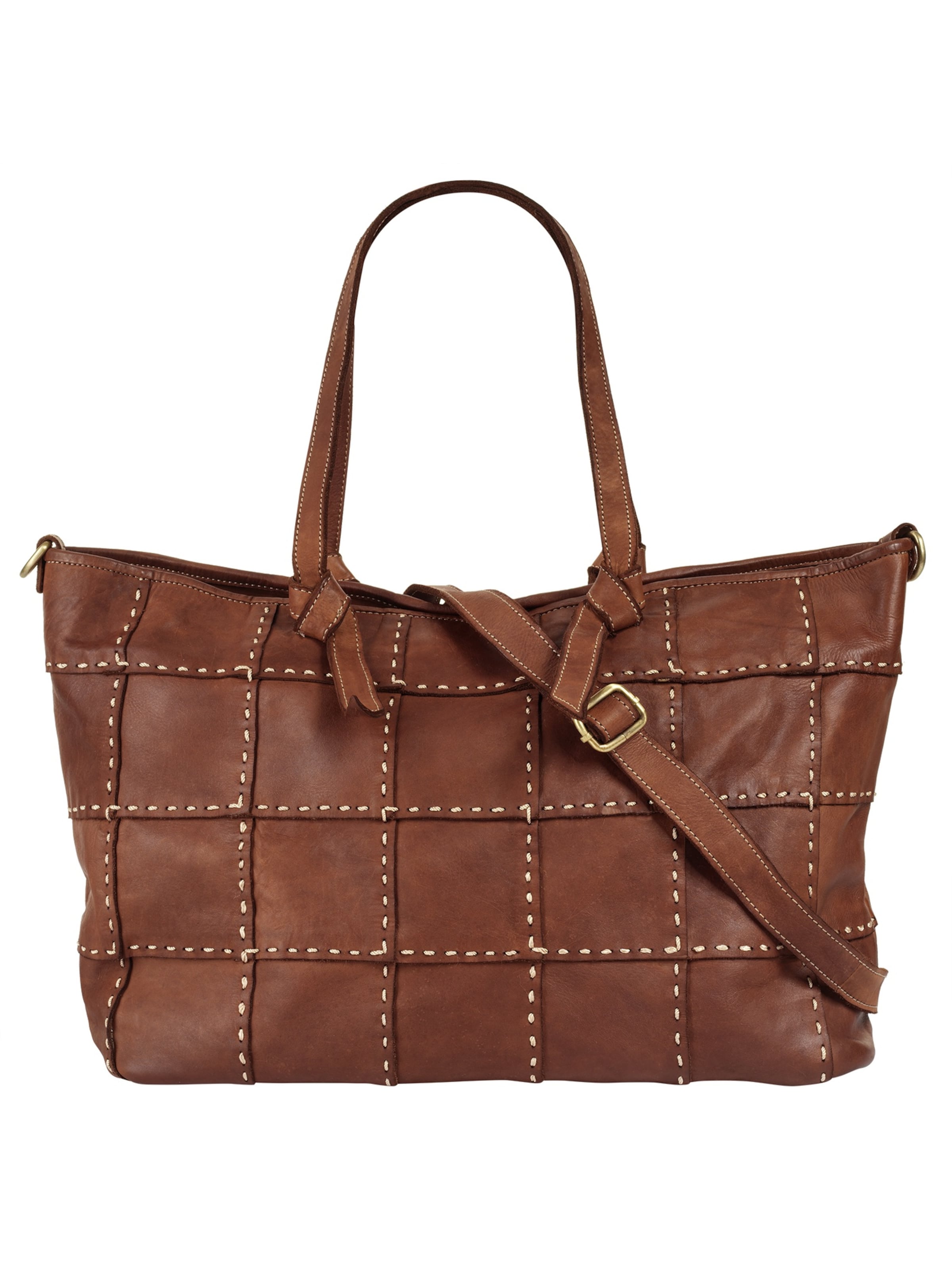 Cabas Samantha Look en marron : devant