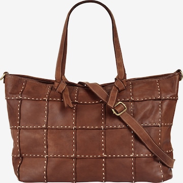 Cabas Samantha Look en marron : devant