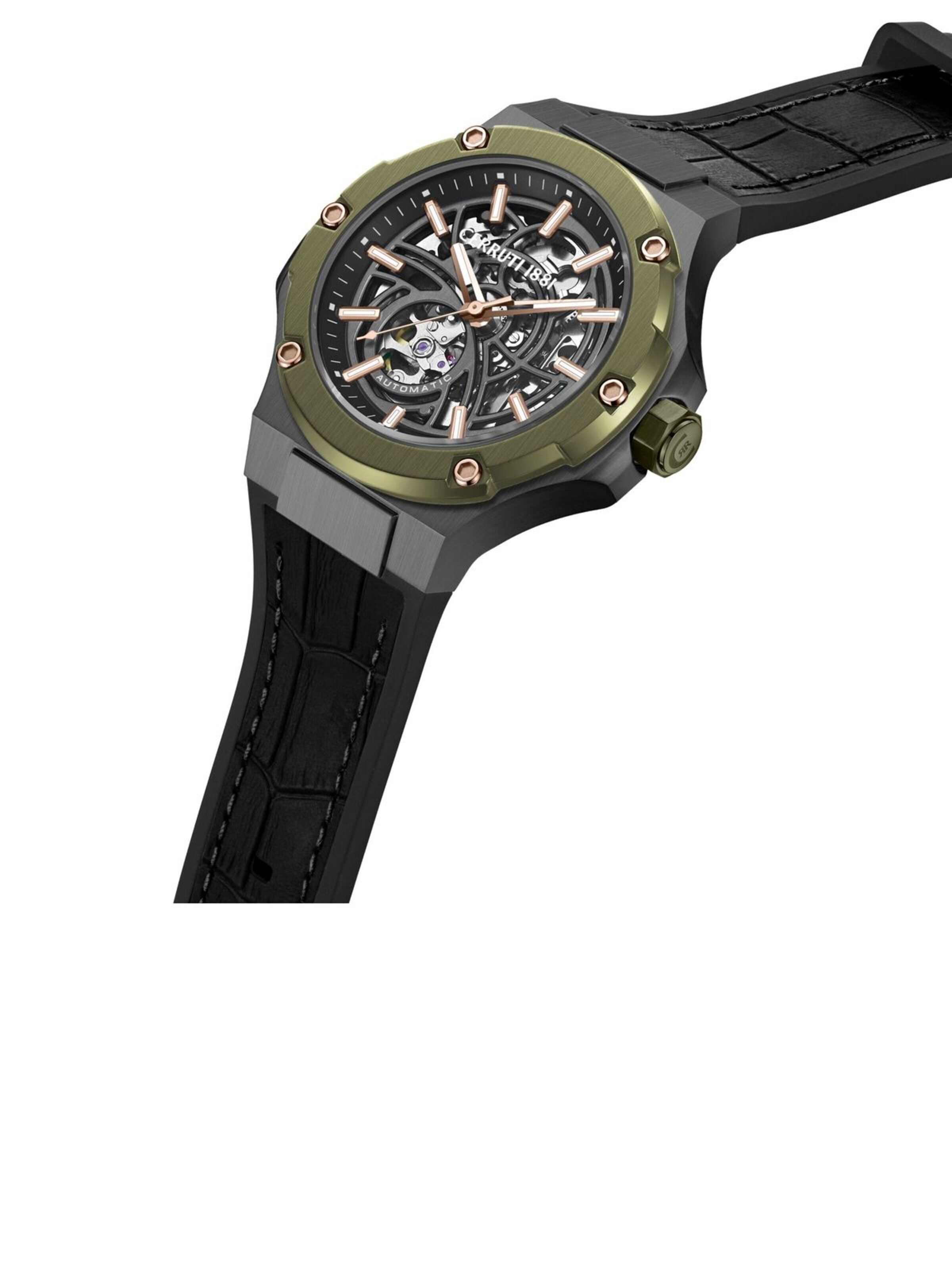 CERRUTI 1881 Analoguhr 'Automatic watch Lucardo'‌‌‌‌‌‌‌‌‌‌ in Schwarz