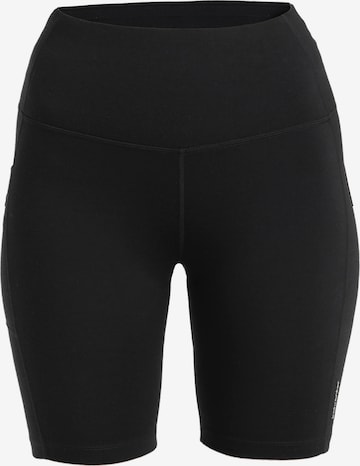 Skinny Pantalon de sport 'Fastray II 8' ICEBREAKER en noir : devant