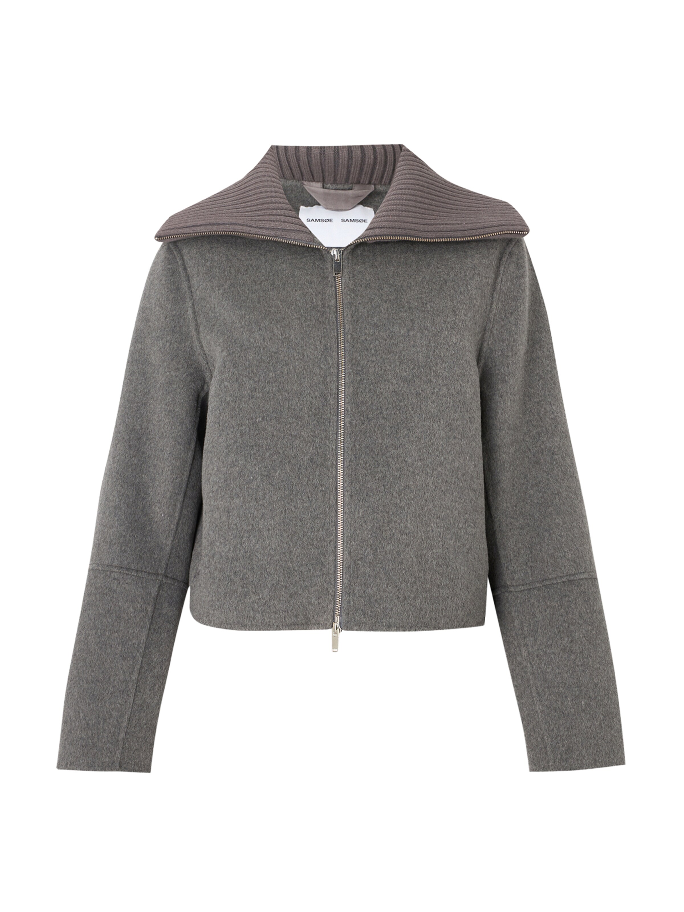 Samsøe Samsøe Between-Season Jacket 'Cleo' in Grey: front