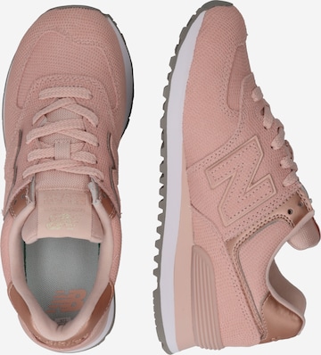 Sneaker bassa '574' di new balance in rosa