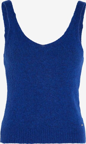 TOMMY HILFIGER Gebreide top in Blauw: voorkant