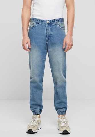 2Y Premium Tapered Jeans in Blau