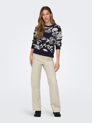 ONLY Loosefit Pressveckad byxa 'MIA' i beige