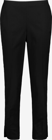 GERRY WEBER Regular Pleated Pants in Black: front