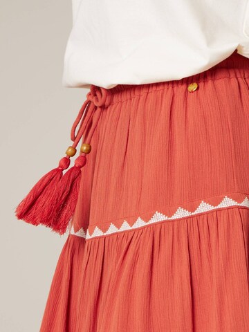 Jupe 'MALINAE' Deeluxe en orange