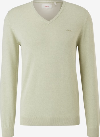 s.Oliver Sweater in Green: front