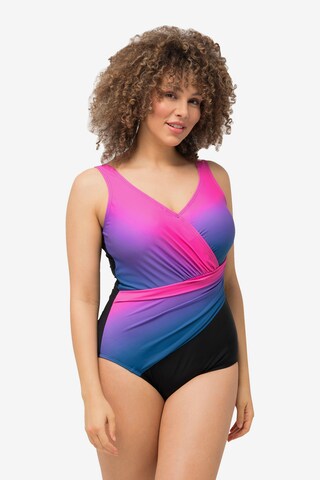 Ulla Popken T-shirt Swimsuit in Mixed colors