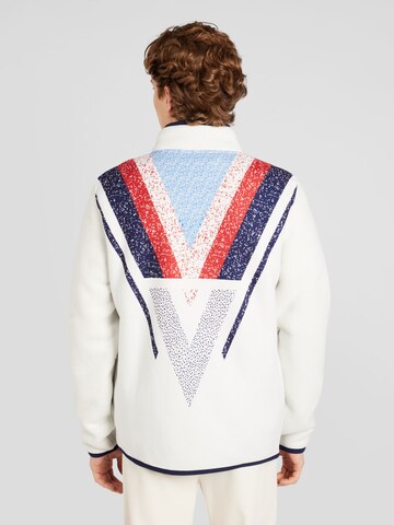 Sergio Tacchini Fleecejacke 'SINZIO BORG' in Weiß