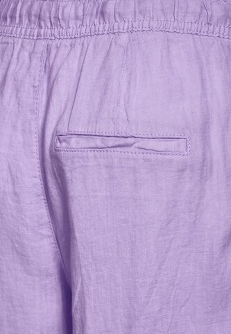 STREET ONE Wide leg Pleated Pants in Purple