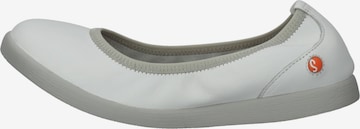 Softinos Ballet Flats in White