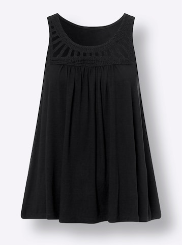 heine Top in Schwarz: Vorderseite