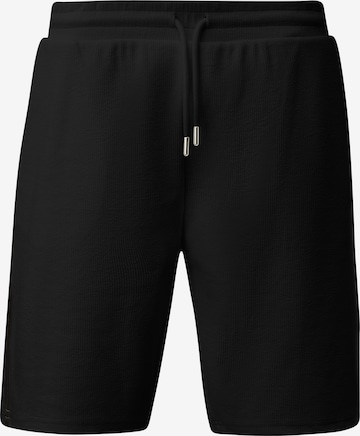 Pantalon QS en noir : devant