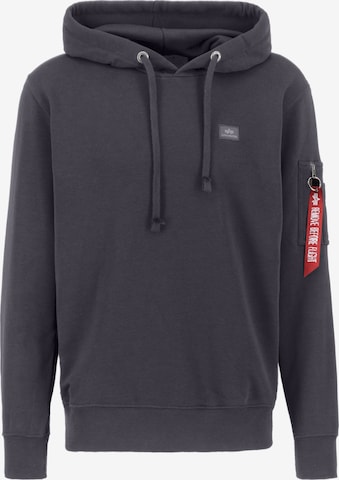 ALPHA INDUSTRIES Sweatshirt 'X-Fit' i grå: forside