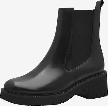 Tamaris Chelsea boots in Zwart: voorkant