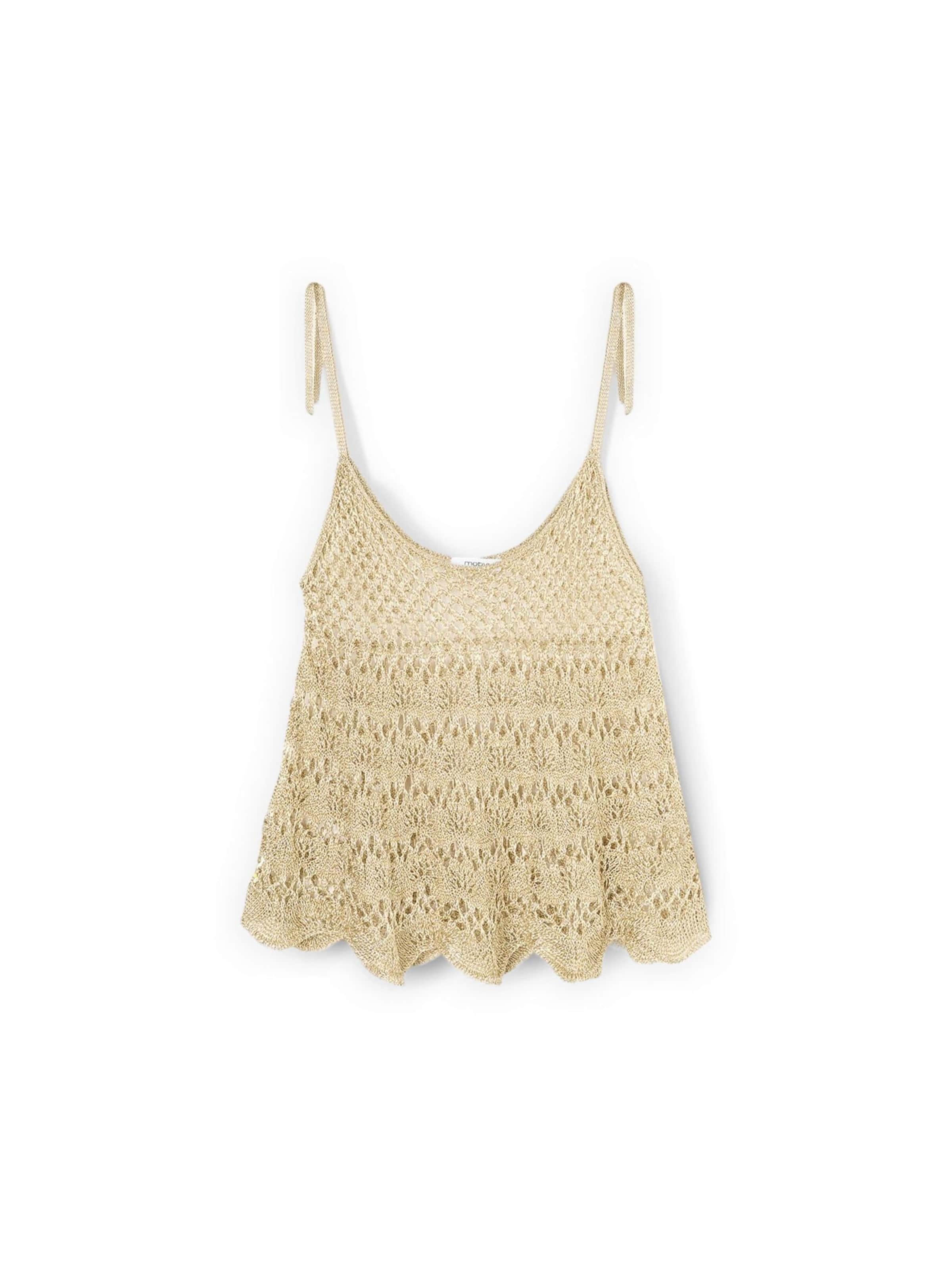 MOTIVI Trui in Goud: voorkant