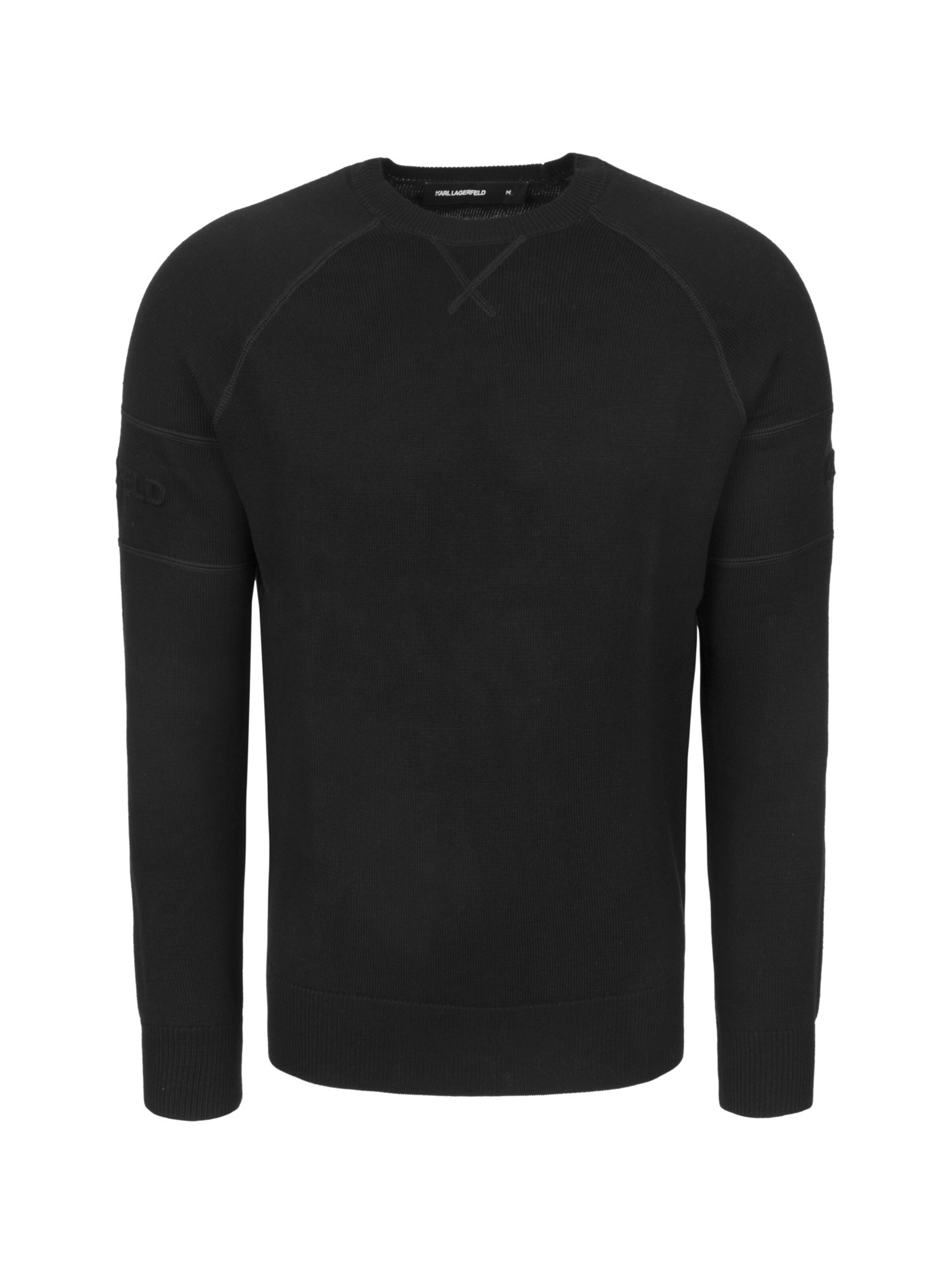 Karl Lagerfeld Pullover in Schwarz: Vorderseite