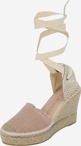 MACARENA - Zapatos con plataforma en beige: frente