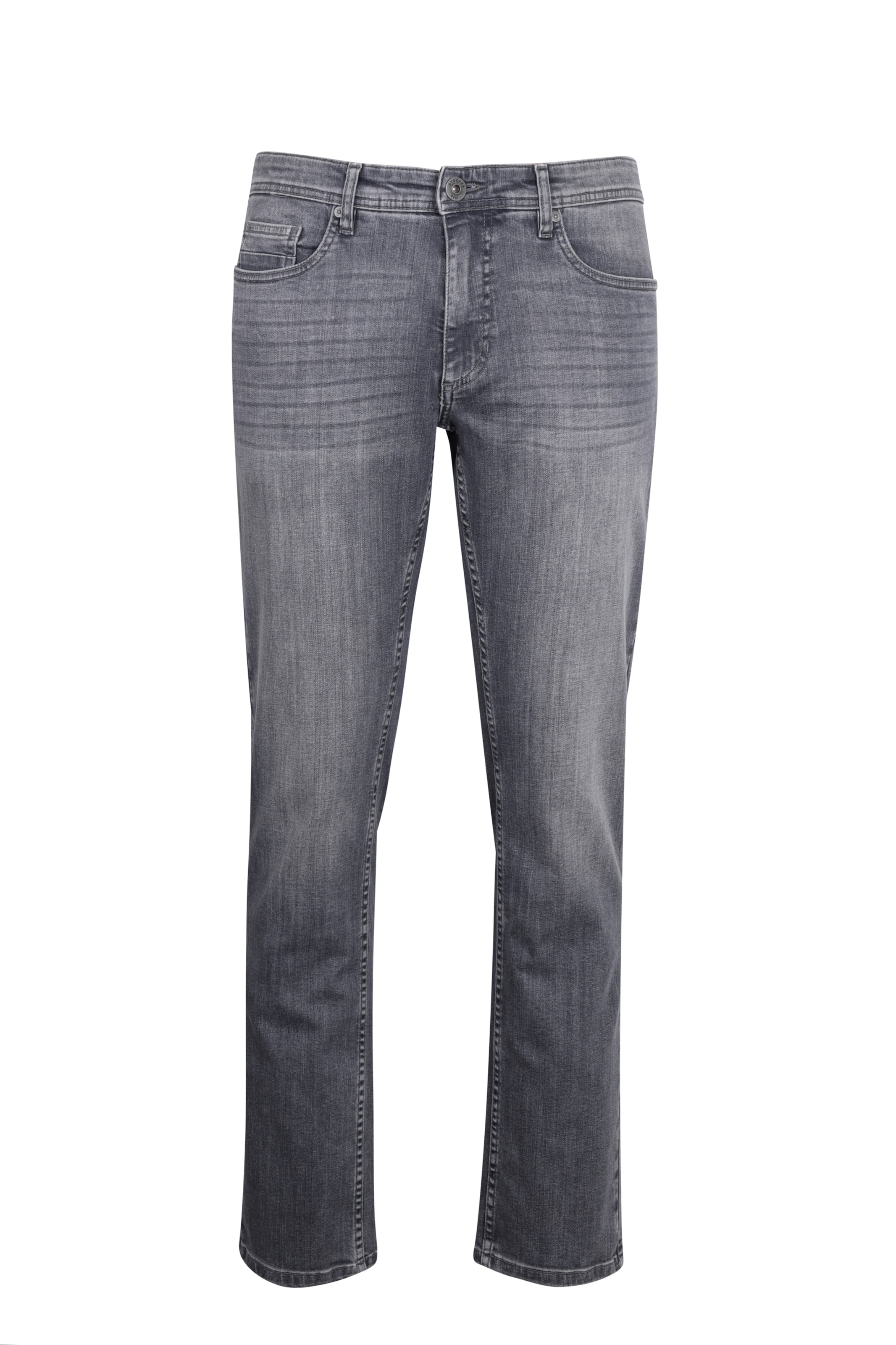 Stooker Men Slimfit Jeans in Grau: Vorderseite