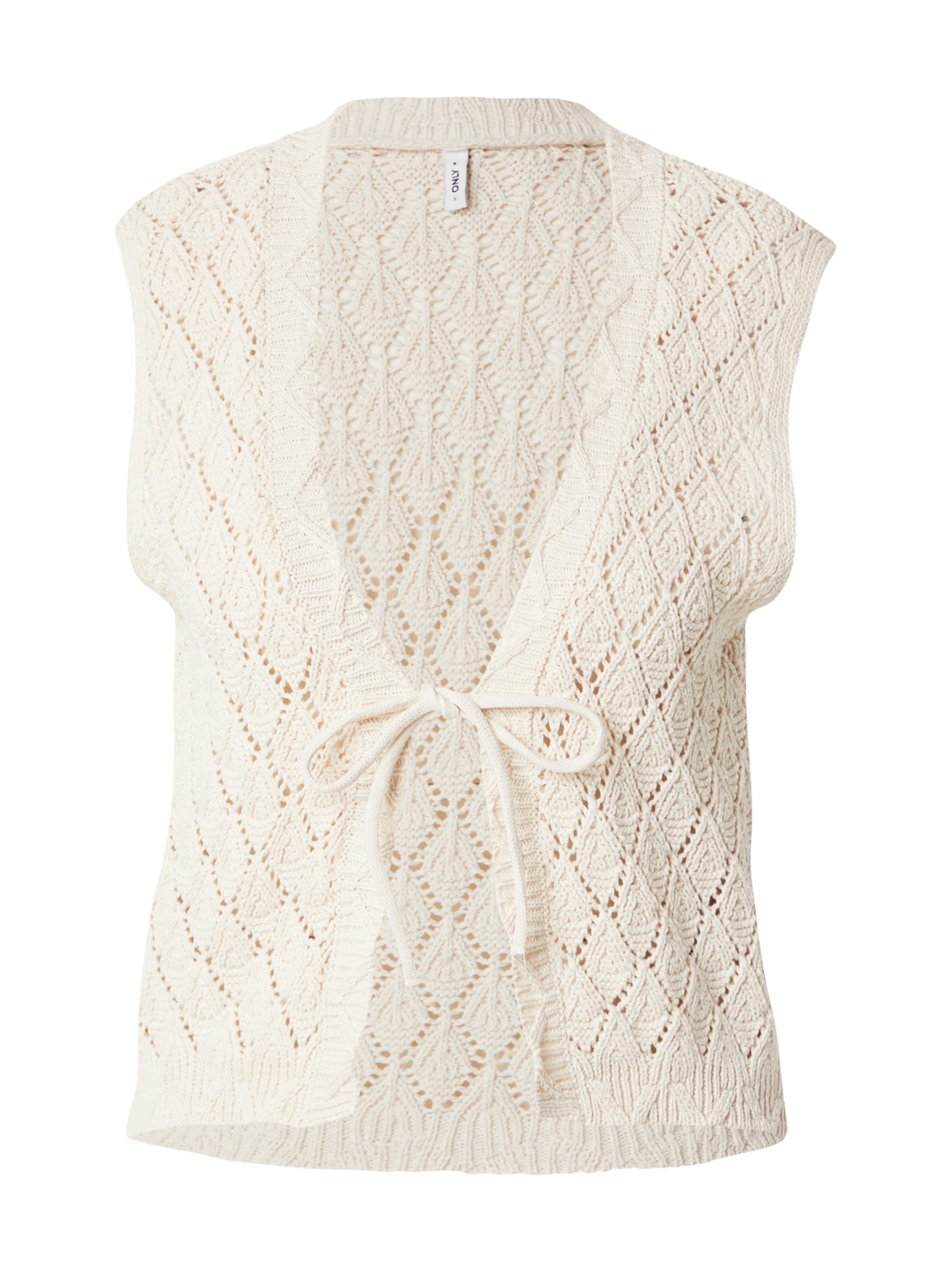 ONLY - Chaleco de punto 'ONLChili' en beige: frente