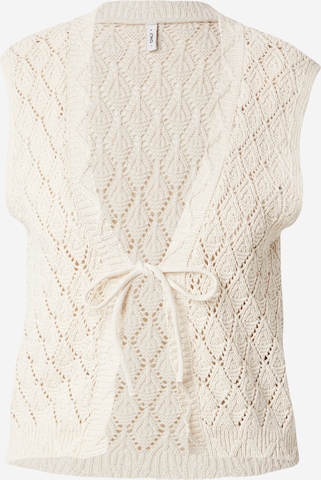 ONLY - Chaleco de punto 'ONLChili' en beige: frente