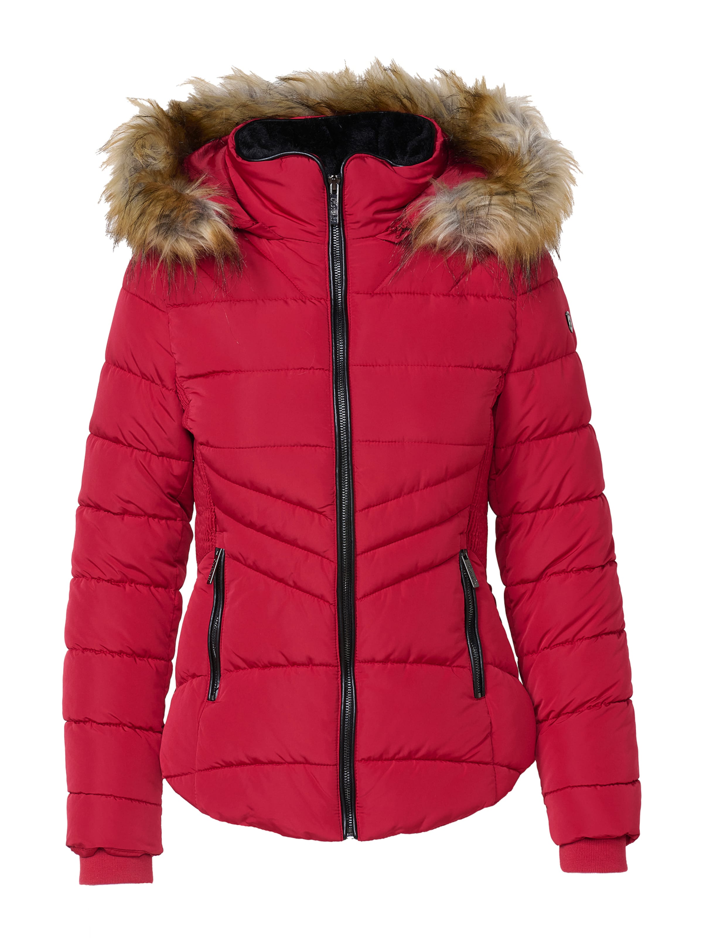 KOROSHI Zimní bunda – červená: přední strana