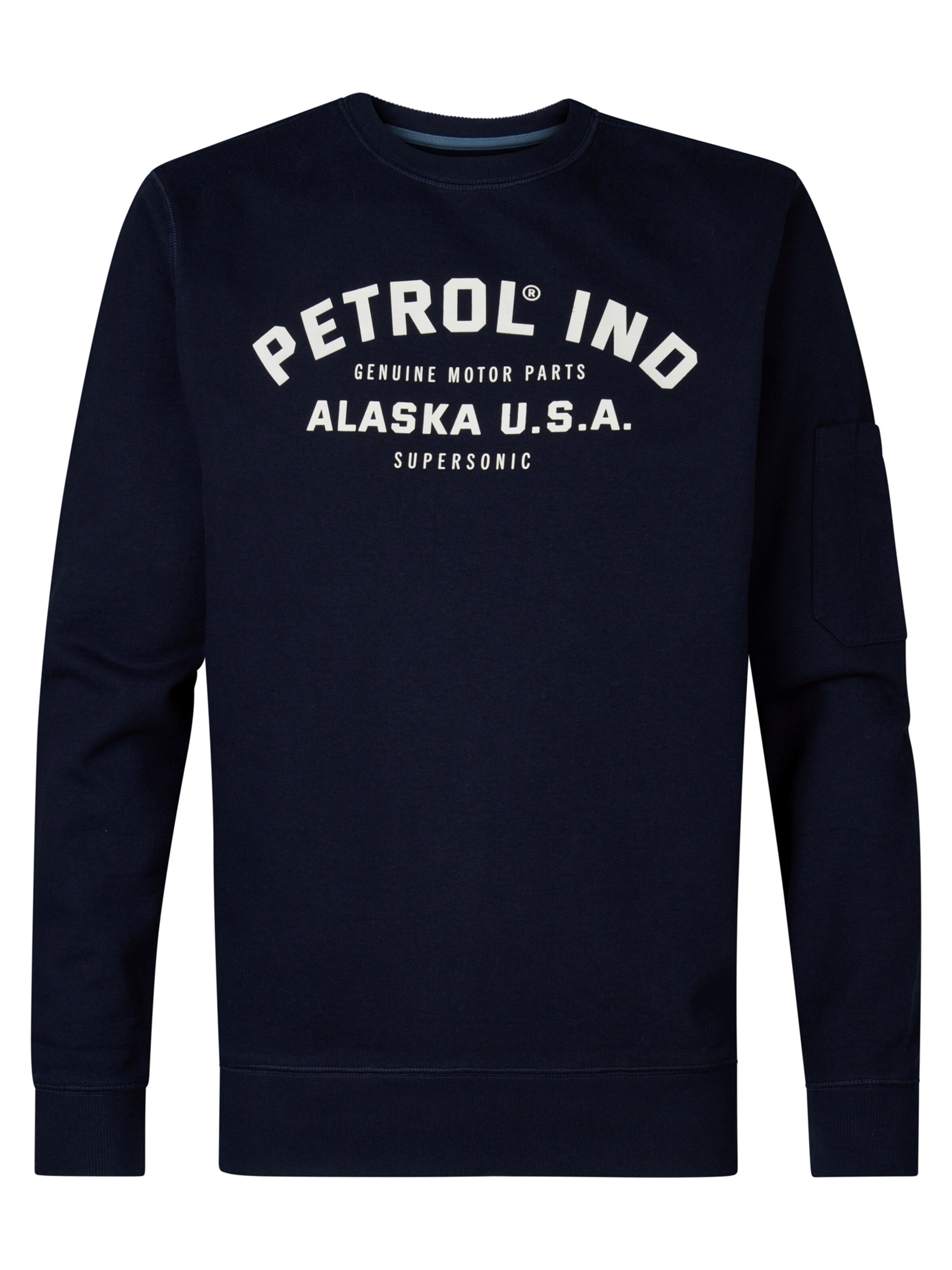 Petrol Industries Sweatshirt 'Ruth' in Blauw: voorkant