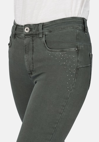 STOOKER WOMEN Skinny Jeans ' Rio' in Grün