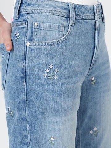 M.O.D MIRACLE OF DENIM Zvonové kalhoty Džíny – modrá