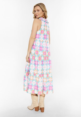 Robe d’été usha FESTIVAL en bleu