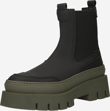 BRONX Chelsea boots in Zwart: voorkant