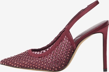 ALDOCipele s potpeticom i otvorenom petom 'MARCIANA' - crvena boja: prednji dio