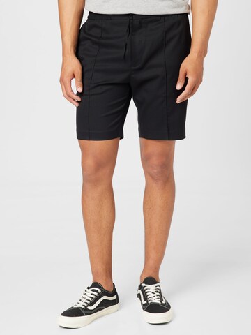 TOPMAN - regular Pantalón en negro: frente