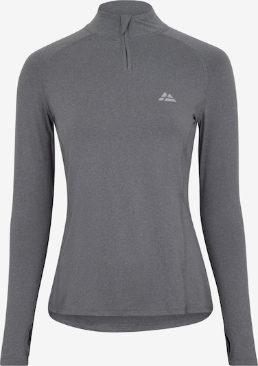 DANISH ENDURANCE T-shirt fonctionnel 'Half Zip' en gris, Vue avec produit