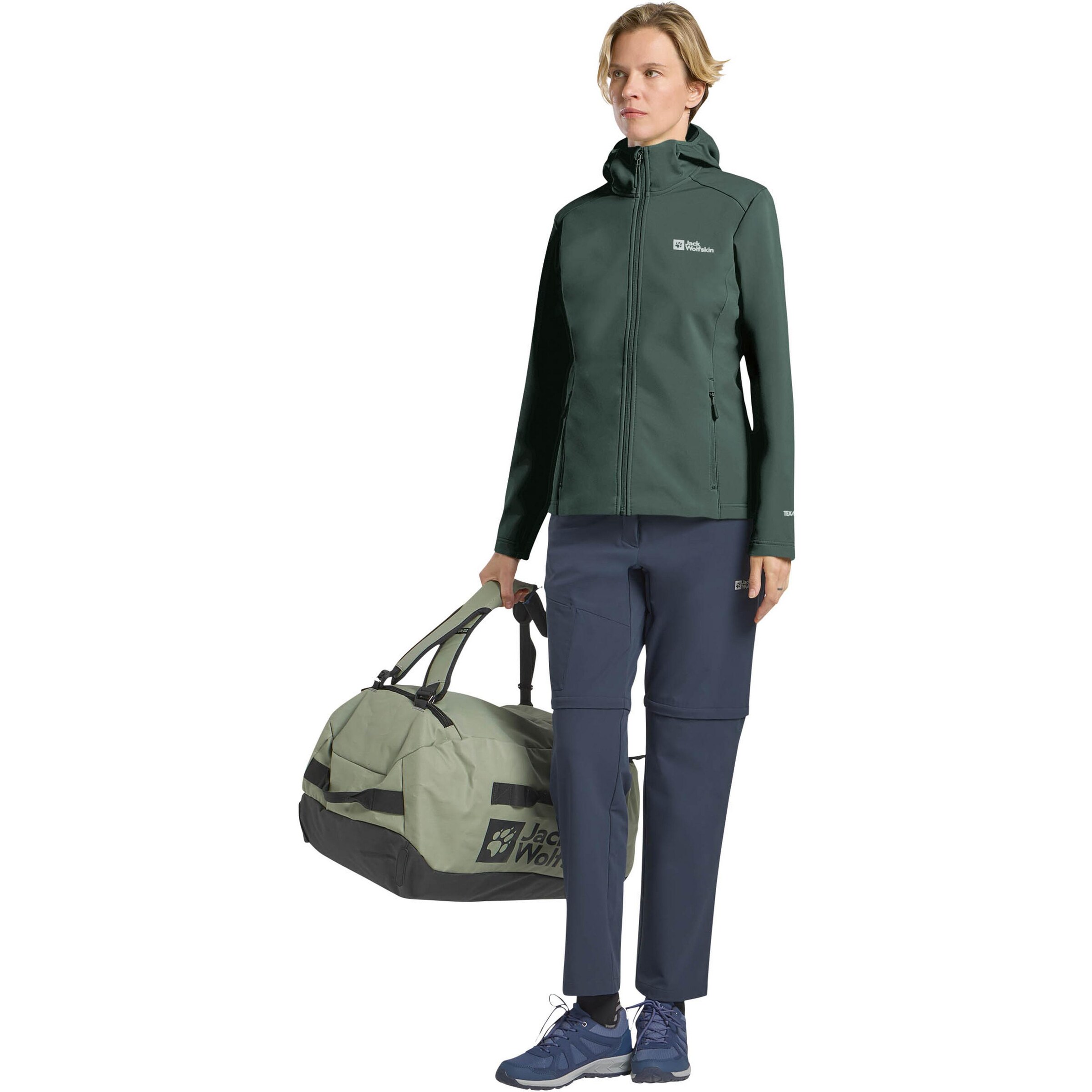 JACK WOLFSKIN Outdoor Jacket 'Bornberg' in Green