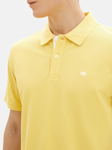 TOM TAILOR Poloshirt in Gelb