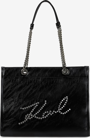 melns Karl Lagerfeld "Shopper" tipa soma: no priekšpuses