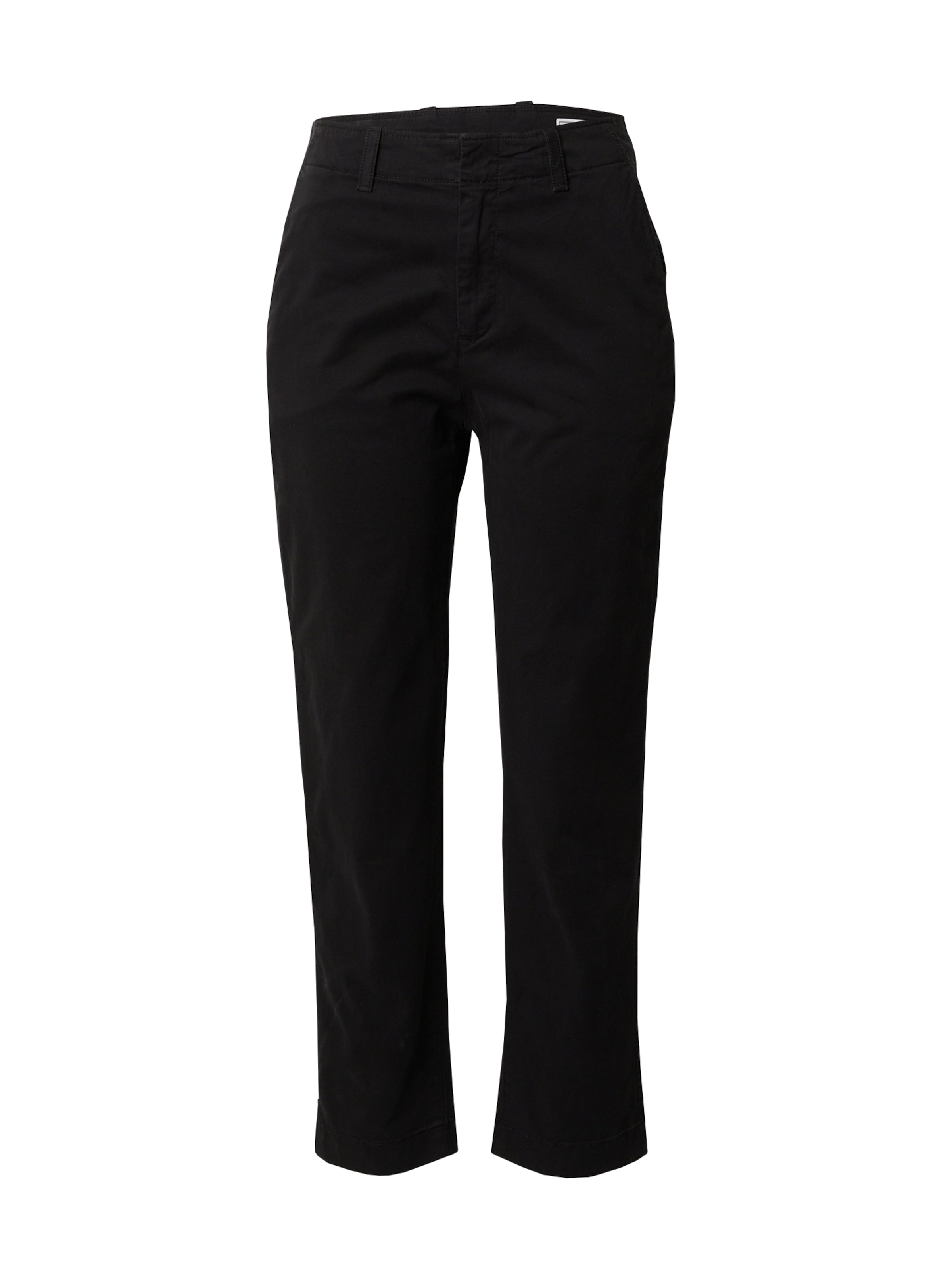 GAP Regular Pants in Black: front
