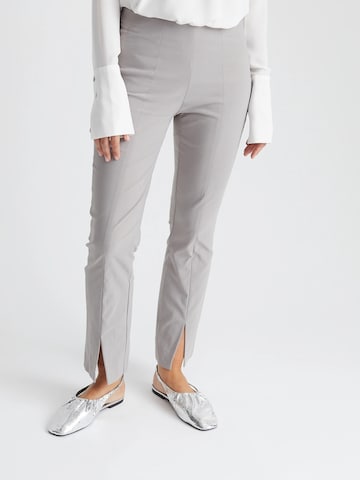 Minx Bootcut Hose 'EVERLY'‌‌‌ in Silber