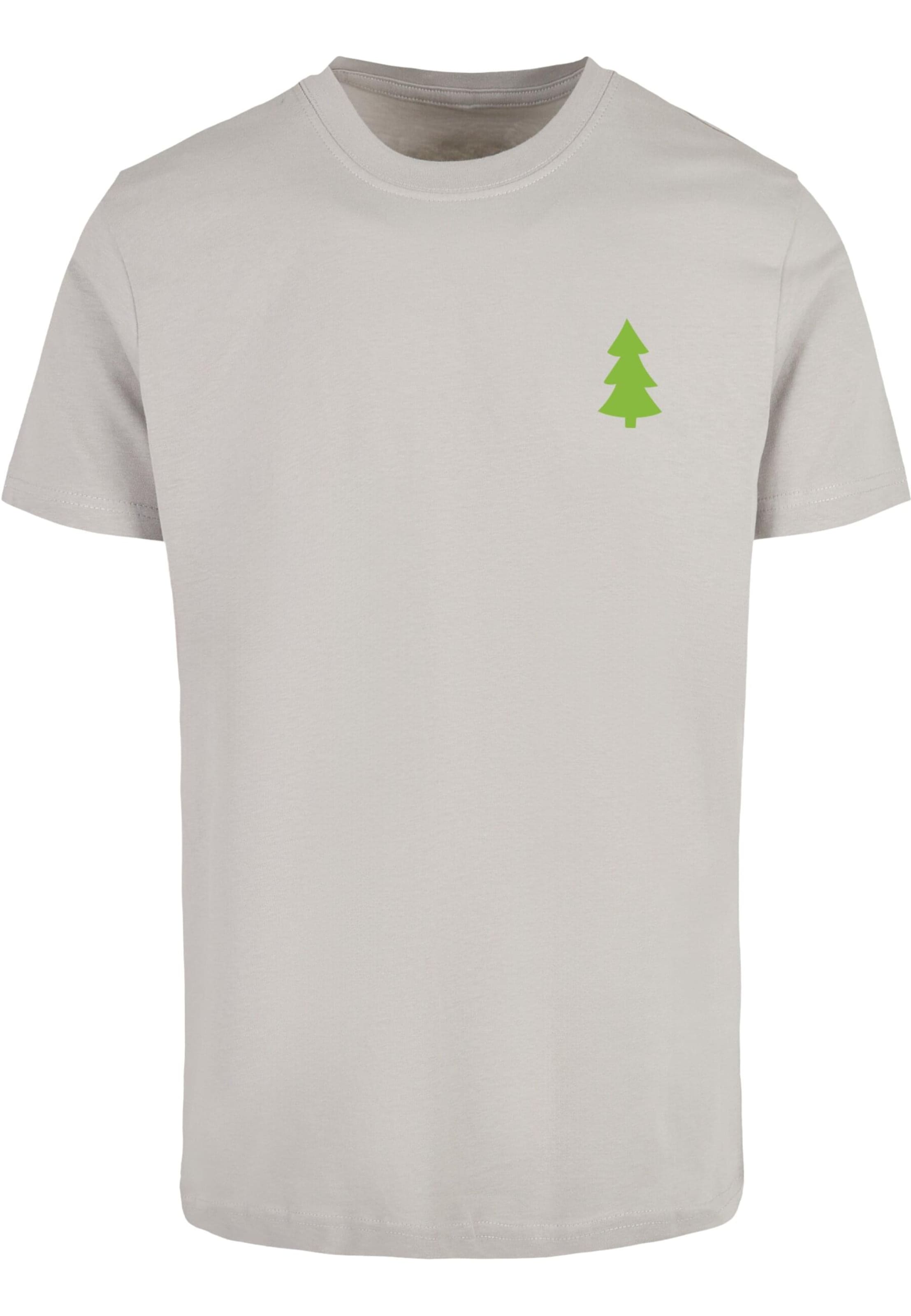 T-Shirt 'Christmas Vibes' Merchcode en gris : devant